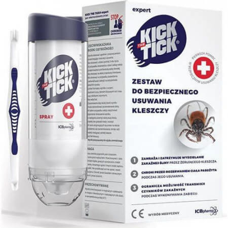 Kick the Tick expert, zestaw do bezpiecznego usuwania kleszczy, 9 ml