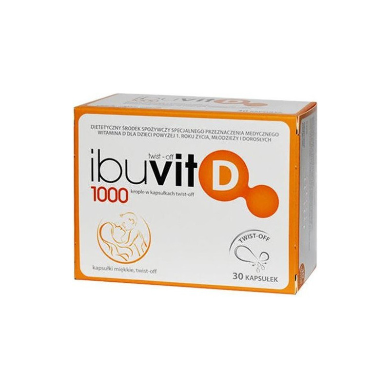 Ibuvit D 1000 30 Kapsułek Twist Off