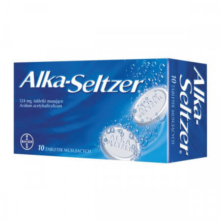Alka-Seltzer, 324 mg,10 tabletek musujących