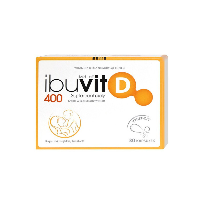 Ibuvit D 400 Jm 30 Kapsułek Twist Off