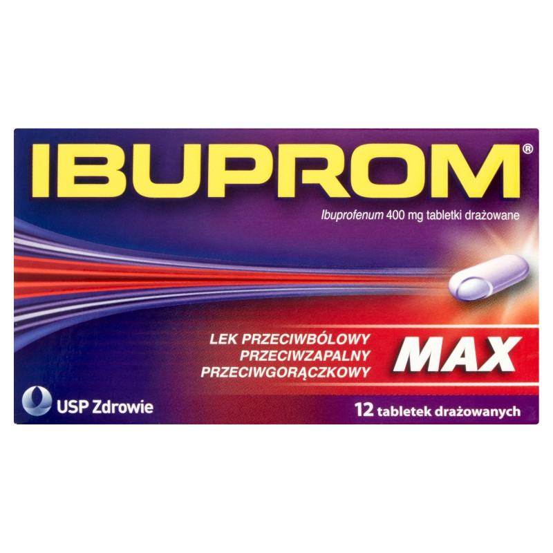 Ibuprom Max 400 Mg 12 Tabletek 5176