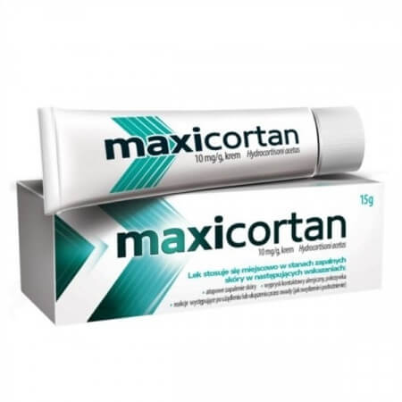 Maxicortan, 10 mg/g, krem, 15 g